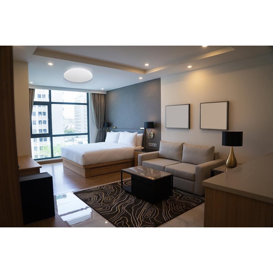 LED Badkamer plafondlamp ADAR LED/17W/230V IP44 4000K