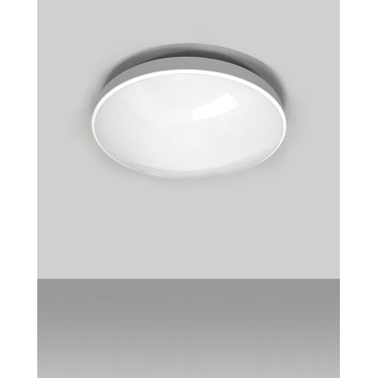 LED Badkamer plafondlamp CIRCLE LED/12W/230V 4000K diameter 25 cm IP44 wit