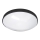 LED Badkamer plafondlamp CIRCLE LED/24W/230V 4000K diameter 37 cm IP44 zwart