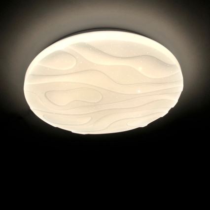 LED Badkamer plafondlamp CLOUD LED/18W/230V diameter 33 cm IP44