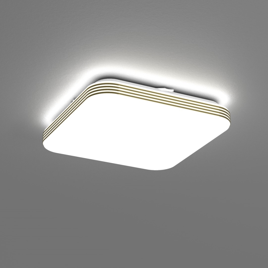 LED Badkamer plafondlamp DABAR LED/11W/230V 4000K 26x26 cm IP44
