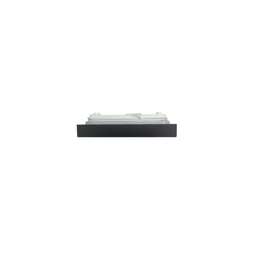 LED Badkamer plafondlamp LED/18W/230V 6500K IP44 22,5x22,5 cm zwart