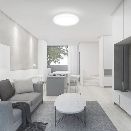 LED Badkamer plafondlamp SAMSUNG CHIP LED/18W/230V IP44 4000K Ø 25 cm wit