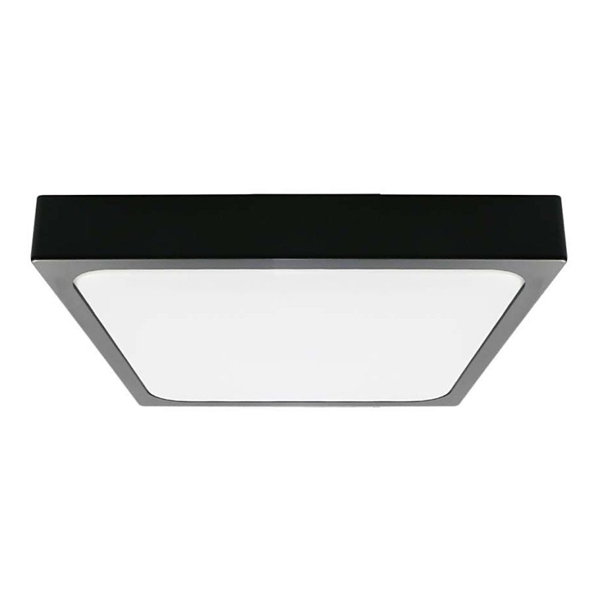 LED Badkamer plafondlamp LED/30W/230V 6500K IP44 42x42 cm zwart