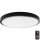 LED Badkamer plafondlamp met sensor LED/18W/230V 4000K IP44 diameter 29,5 cm zwart + afstandsbediening
