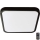 LED Badkamer plafondlamp met sensor LED/36W/230V 4000K IP44 42x42 cm zwart + afstandsbediening