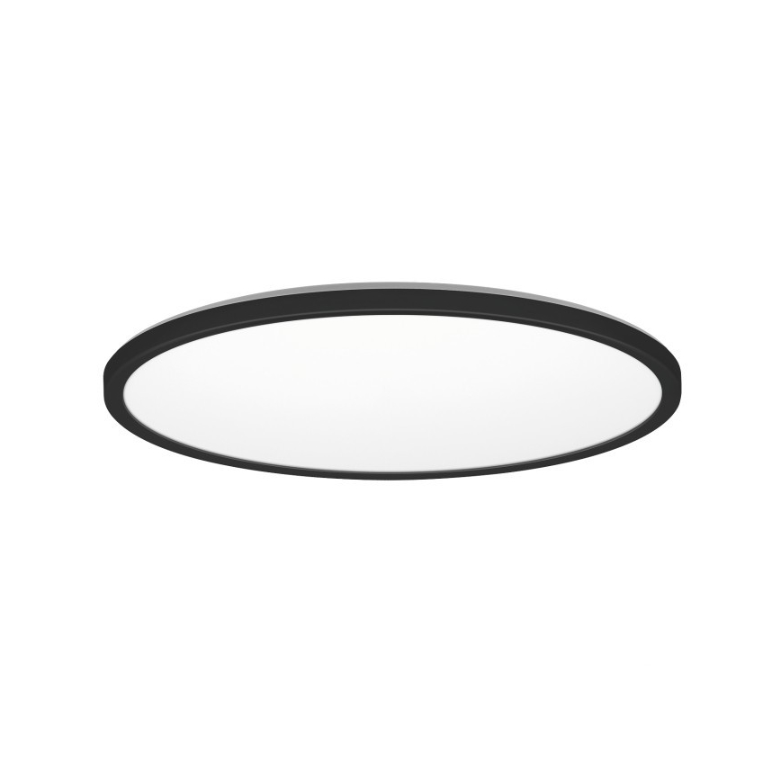 LED Badkamer plafondlamp NIVERA LED/32W/230V IP54 3000/4000/6000K Ø 42 cm zwart