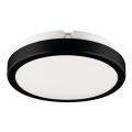 LED Badkamer plafondlamp VERA LED/12W/230V 4000K IP65 zwart