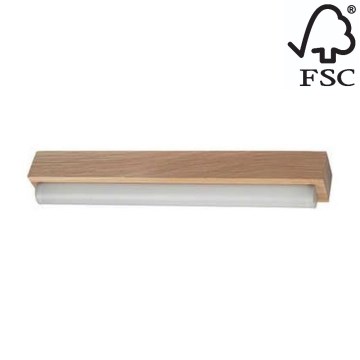 LED Badkamer spiegelverlichting AQUAVIVA LED/6W/230V 39 cm IP44 eiken – FSC gecertificeerd