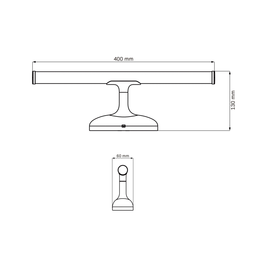 LED Badkamer spiegelverlichting ARMONA LED/6W/230V 4000K 40 cm IP44 glanzend chroom