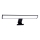 LED Badkamer spiegelverlichting ELBA LED/8W/230V 4000K 40 cm IP44 zwart