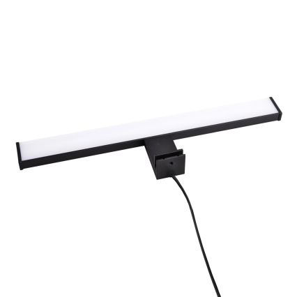 LED Badkamer spiegelverlichting ELBA LED/8W/230V 4000K 40 cm IP44 zwart