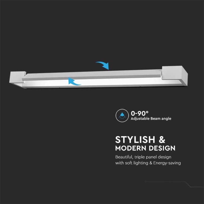 LED Badkamer spiegelverlichting LED/18W/230V 4000K IP44 60 cm wit