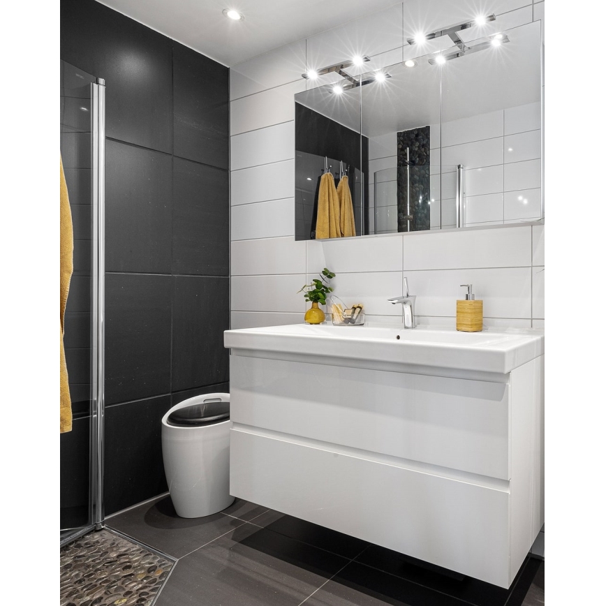 LED Badkamer spiegelverlichting LED/5W/230V 4000K 30 cm IP44 glanzend chroom
