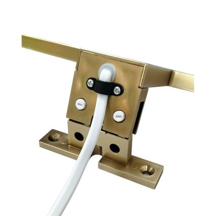 LED Badkamer spiegelverlichting LED/8W/230V 4000K 50 cm IP44 mat goud