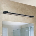 LED Badkamer spiegelverlichting MARILYN LED/24W/230V 90 cm IP44 zwart