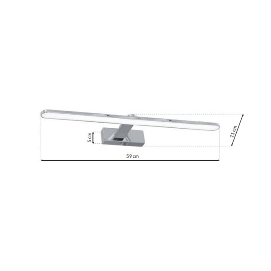 LED Badkamer spiegelverlichting SPLASH LED / 12W / 230V IP44
