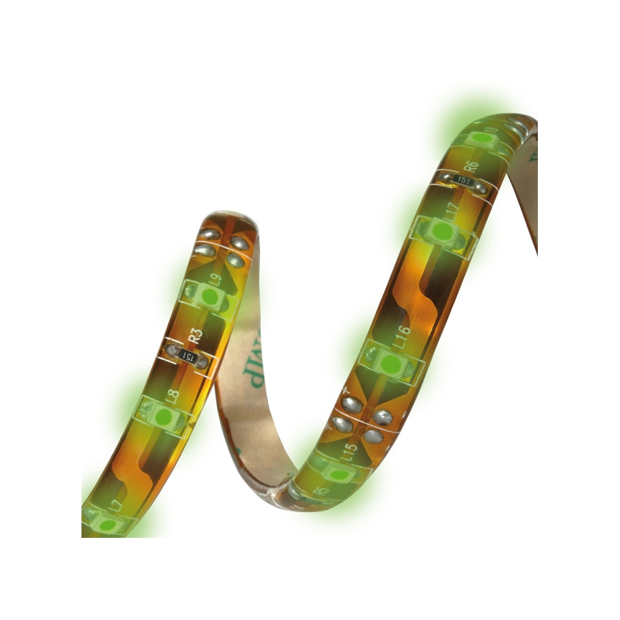 LED badkamer strip LED/24W/12V 5 m IP65 groen