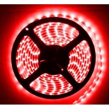 LED badkamer strip LED/24W/12V 5 m IP65 rood