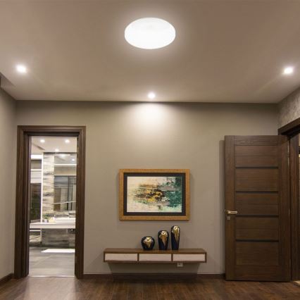 LED Badkamer wandlamp met sensor SAMSUNG CHIP LED/15W/230V 3000/4000/6000K IP44 wit