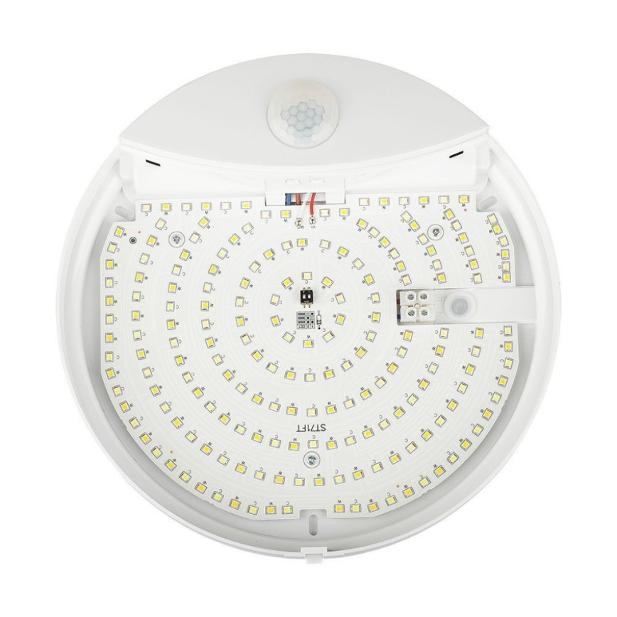 LED Badkamer wandlamp met sensor SAMSUNG CHIP LED/15W/230V 3000/4000/6000K IP44 wit