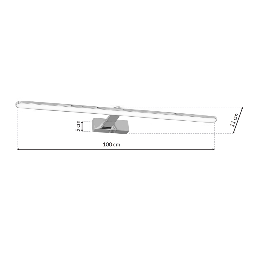 LED Badkamer wandlamp SPLASH 1x LED / 21W / 230V