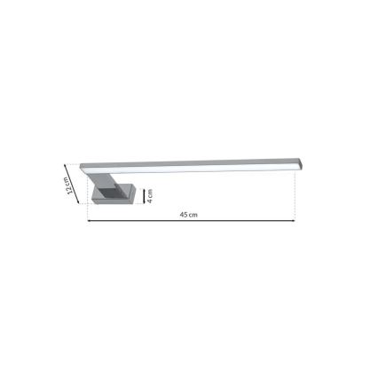 LED Badkamer wandverlichting SHINE 1xLED/11W/230V IP44
