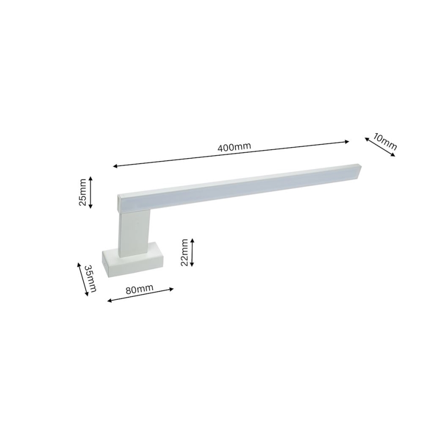 LED Badkamer wandverlichting SHINE 1xLED/11W/230V IP44