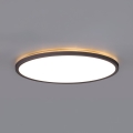 LED Badkamerplafondlamp NIVERA LED/12W/230V IP54 3000/4000/6000K Ø 22,5 cm zwart