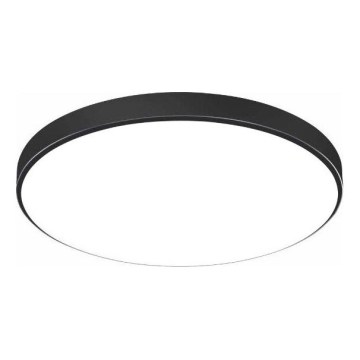 LED badkamerplafonnière LOGAN LED/20W/230V 6000K IP44 Ø 26 cm zwart