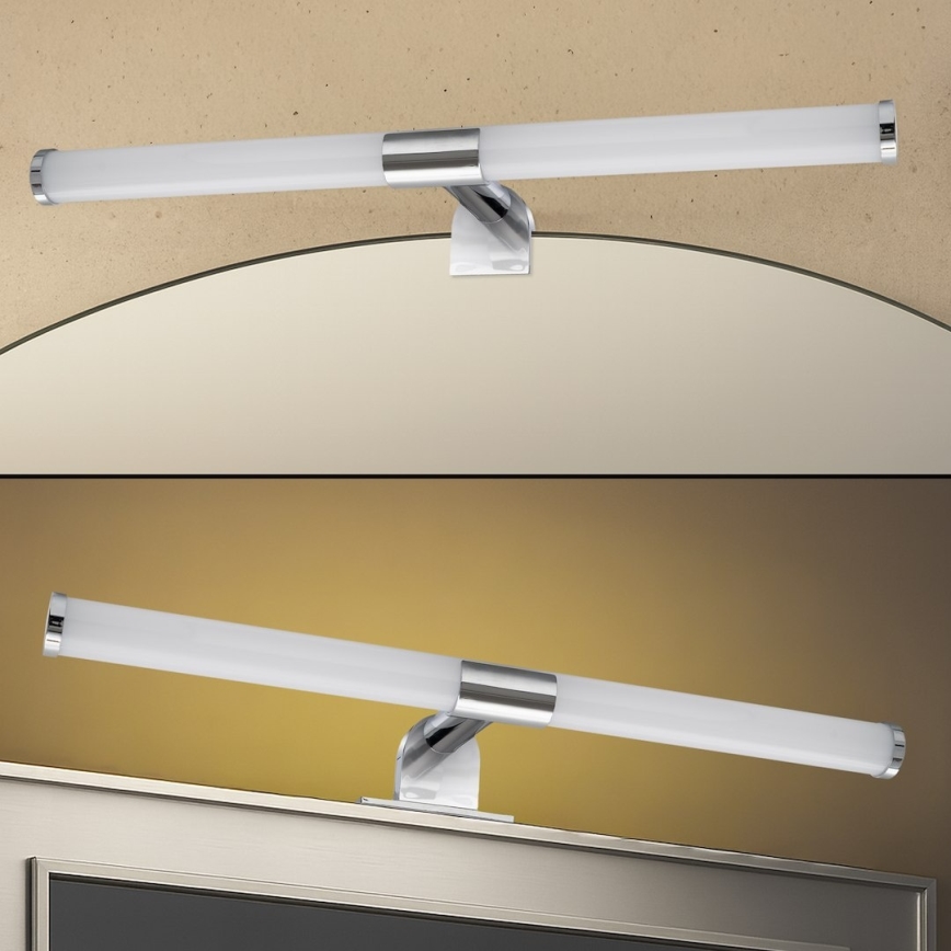 LED-badkamerspiegelverlichting 2-in-1 APA LED/6W/230V 40 cm IP44 glanzend chroom