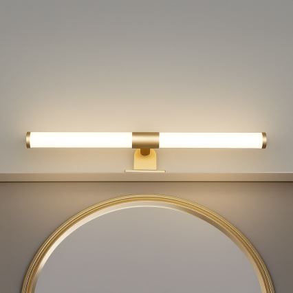 LED badkamerspiegelverlichting 2-in-1 APA LED/6W/230V 40 cm IP44 goudkleurig