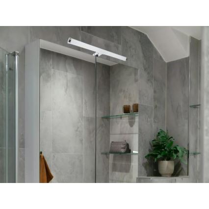 LED-badkamerspiegelverlichting LED/10W/230V 45 cm IP44 glanzend chroom