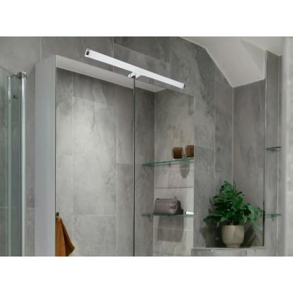 LED-badkamerspiegelverlichting LED/12W/230V 59,5 cm IP44 glanzend chroom