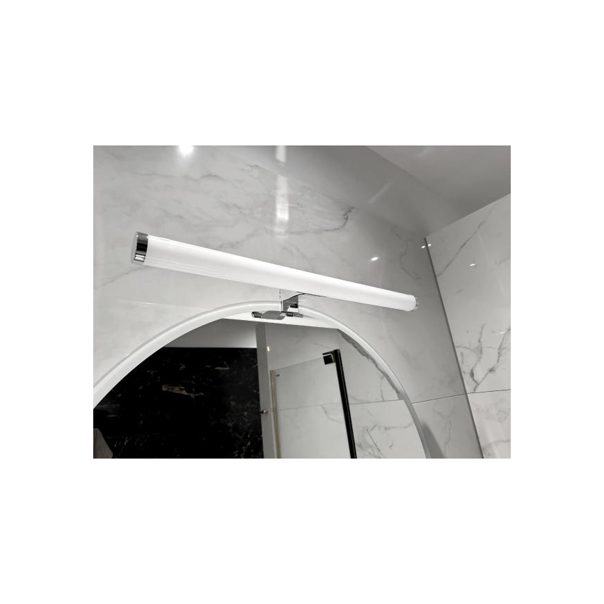 LED-badkamerspiegelverlichting LED/12W/230V 59,5 cm IP44 glanzend chroom