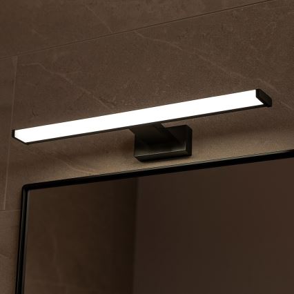 LED badkamerspiegelverlichting MIRORE LED/10W/230V 60 cm IP44 zwart