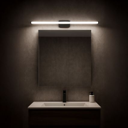 LED badkamerspiegelverlichting MIRORE LED/10W/230V 60 cm IP44 zwart