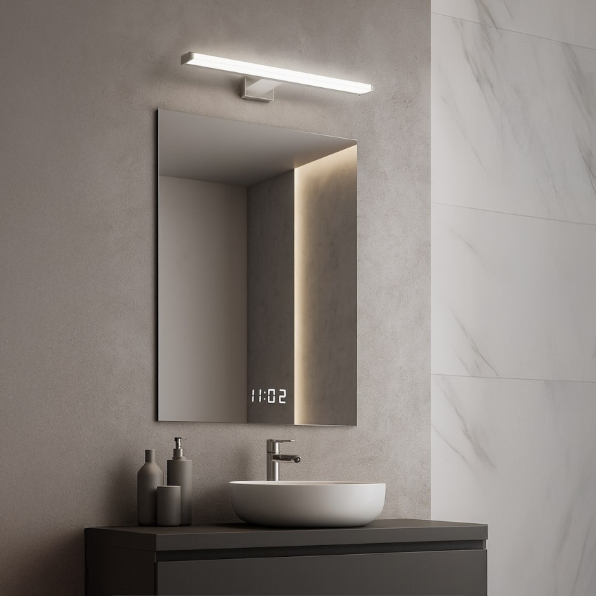 LED-badkamerspiegelverlichting MIRORE LED/8W/230V 40 cm IP44 glanzend chroom