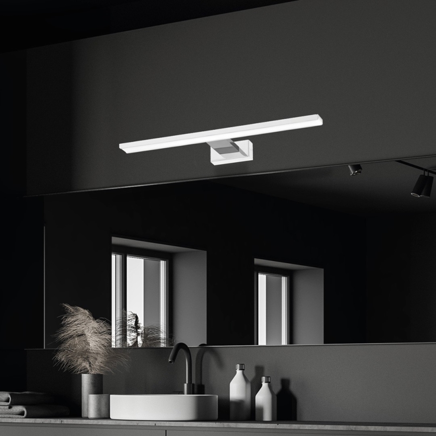 LED Badkamerverlichting Spiegel SHINE LED/13,8W/230V IP44 wit/glanzend chroom