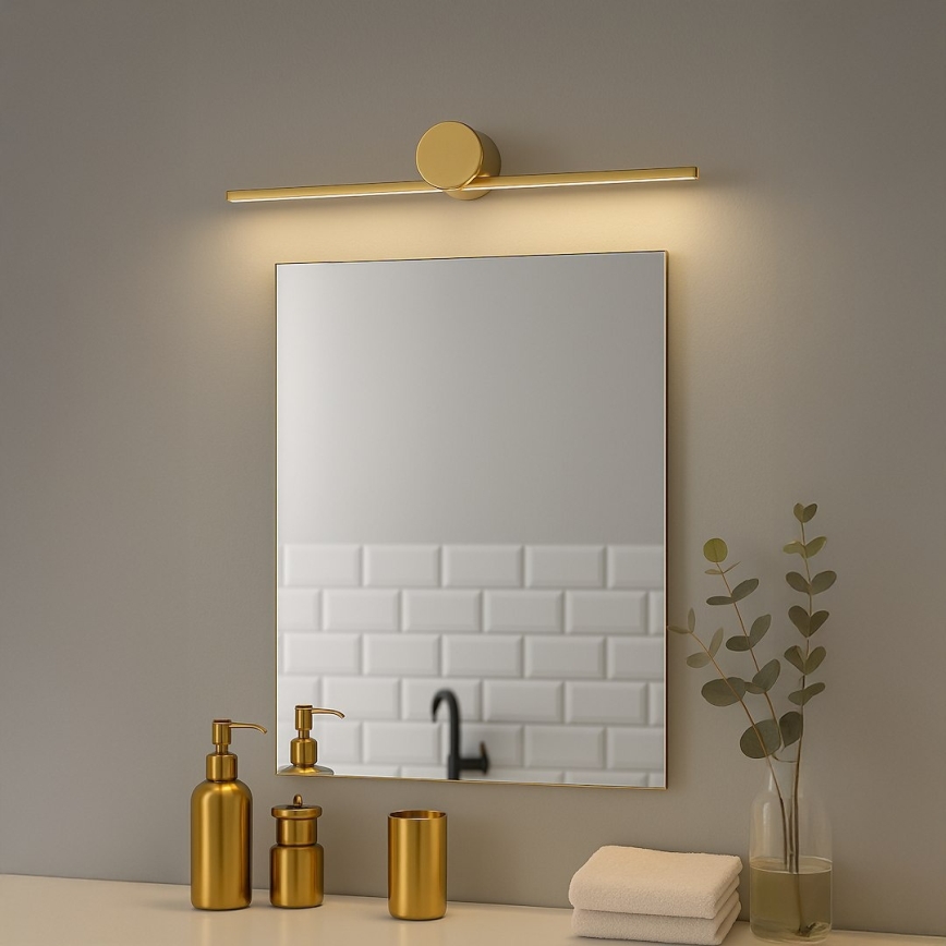LED badkamerverlichting voor spiegel ARTIST LED/6W/230V 40 cm IP44 goud