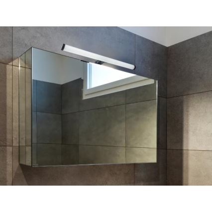 LED-badkamerverlichting voor spiegel LED/10W/230V 45 cm IP44 zwart