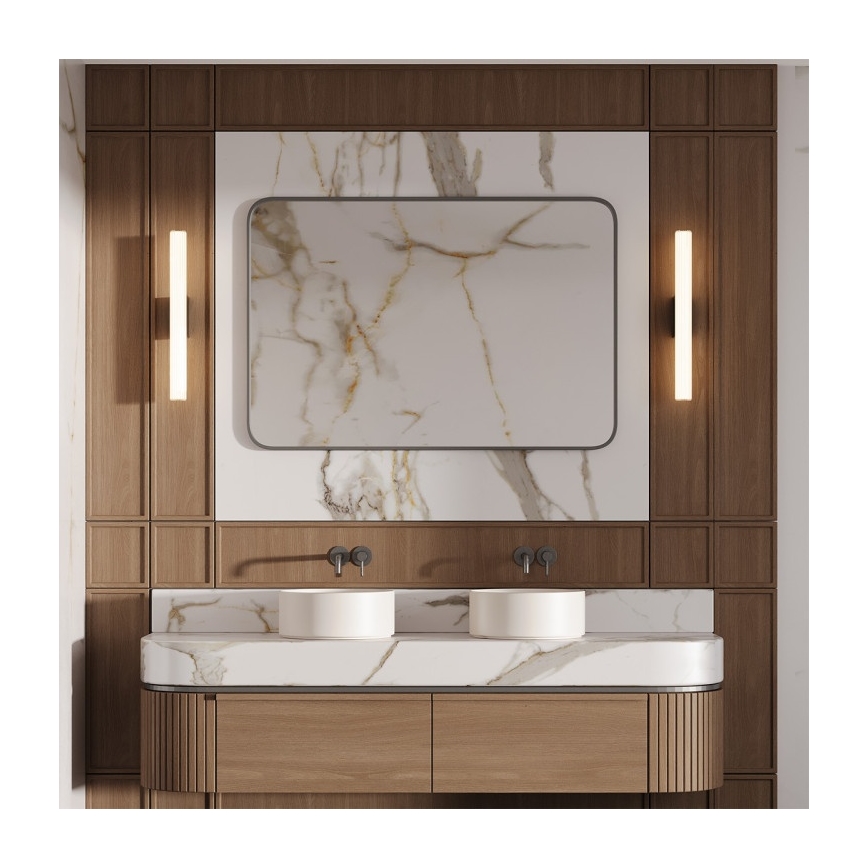 LED spiegelverlichting voor de badkamer LINEA LED/8W/230V 3000/4000/6000K IP44 45 cm mat chroom