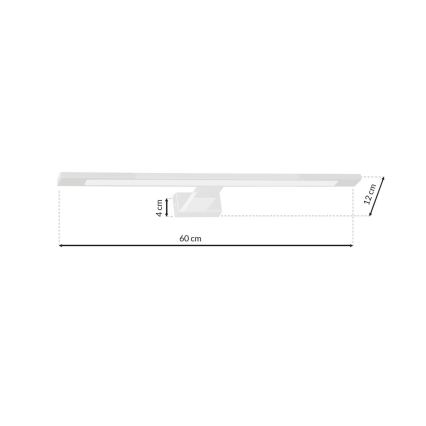 LED badkamerverlichting voor spiegel SHINE LED/12W/230V 60 cm IP44 wit
