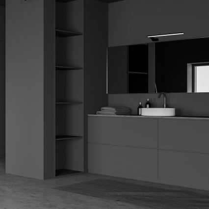 LED badkamerwandlamp SHINE LED/11W/230V 45 cm IP44 zwart