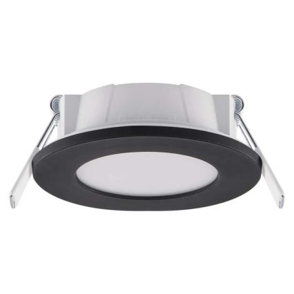 LED Badkamer inbouwspot LORI LED/4,5W/230V IP65 2700/4000K Ø 8,5 cm zwart