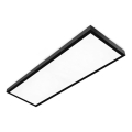LED Bevestigd Lichtpaneel BRISBANE LED/36W/230V 4000K 29,5x119 cm zwart