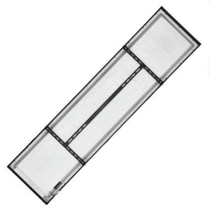 LED Bevestigd Lichtpaneel BRISBANE LED/36W/230V 4000K 29,5x119 cm zwart