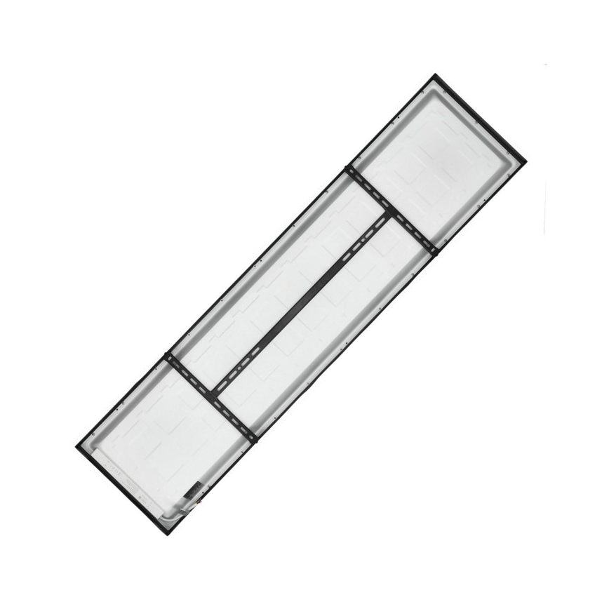 LED Bevestigd Lichtpaneel BRISBANE LED/36W/230V 4000K 29,5x119 cm zwart