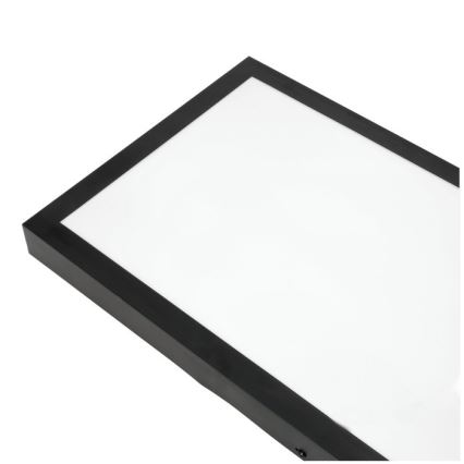 LED Bevestigd Lichtpaneel BRISBANE LED/36W/230V 4000K 29,5x119 cm zwart