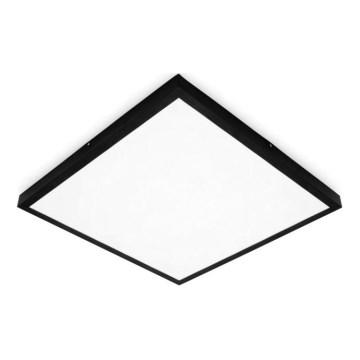 LED Bevestigd Lichtpaneel BRISBANE LED/36W/230V 4000K 59,5x59,5 cm zwart